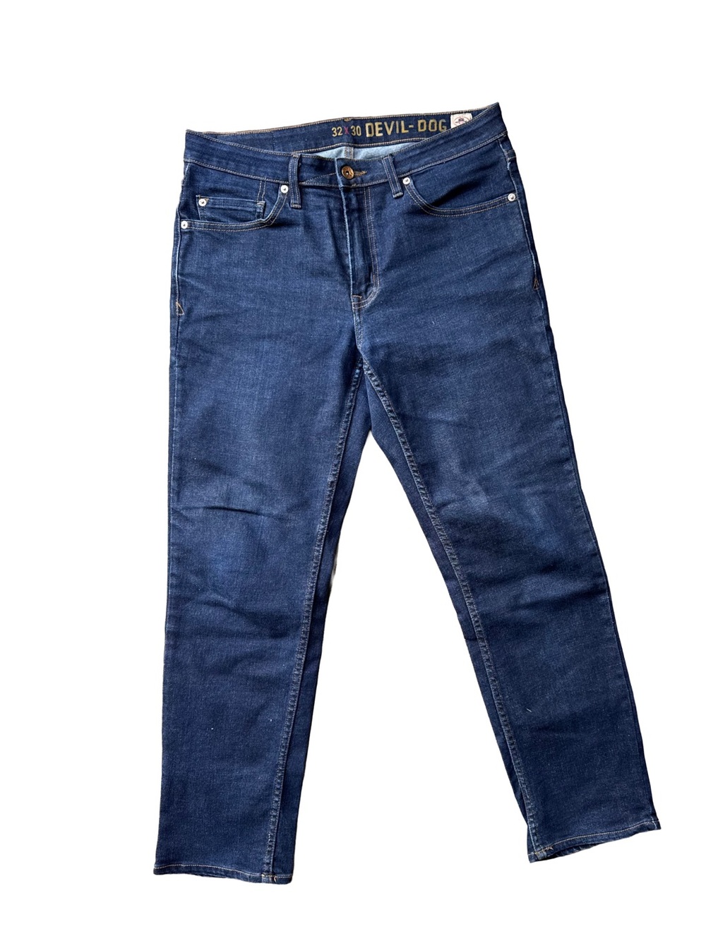 Slim Straight Men’s Jeans in Dark Blue